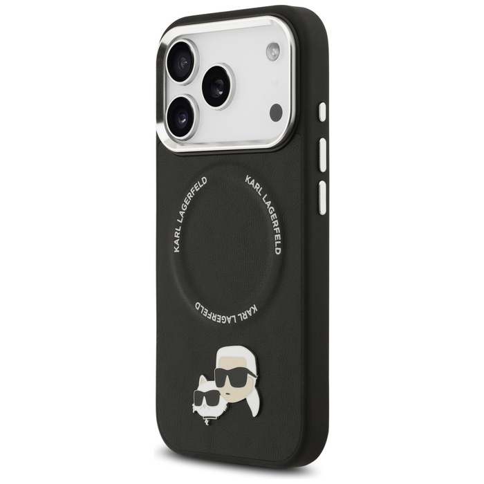 Etui Karl Lagerfeld Karl & Choupette     Pins MagSafe do iPhone 17 Pro Max czarny