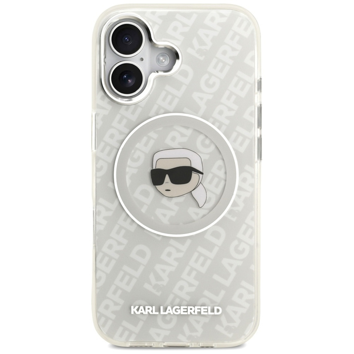 Etui Karl Lagerfeld IML Karl Head Logo   MagSafe do iPhone 17 szary