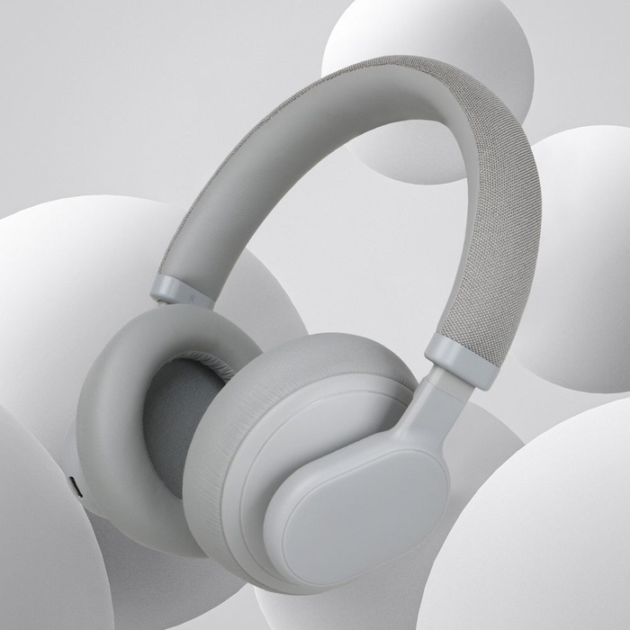 Słuchawki bezprzewodowe nauszne Forcell F-Audio ANC Touch Beat szare