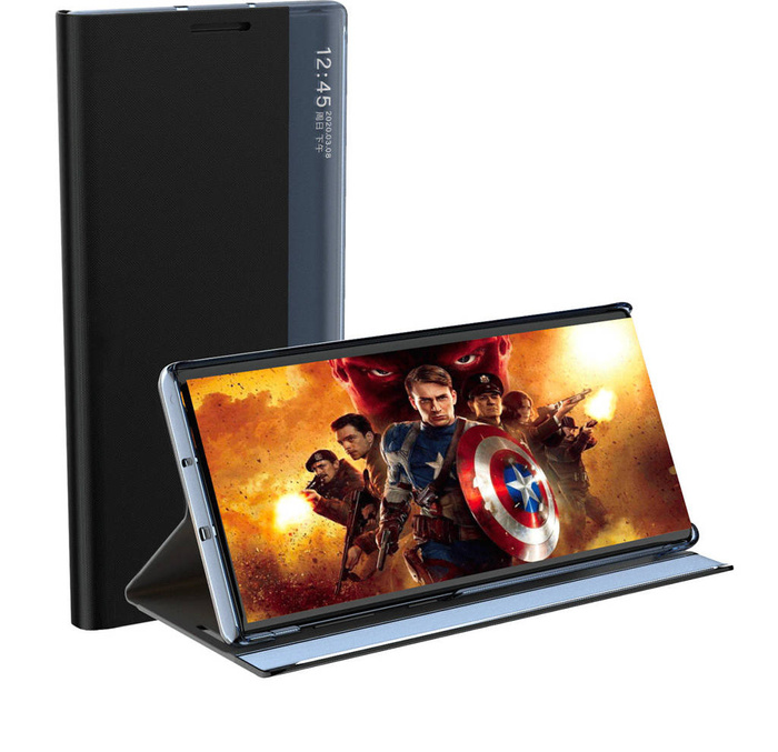 Etui New Sleep Case etui do Xiaomi Redmi Note 12 5G / Poco X5 5G pokrowiec z klapką podstawka niebieskie Case