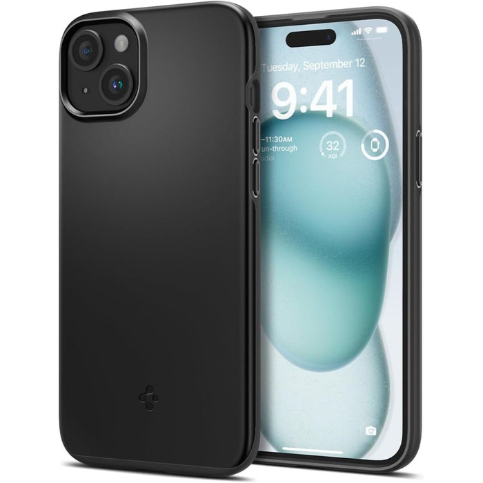 Etui Spigen Thin Fit iPhone 15 Black Case