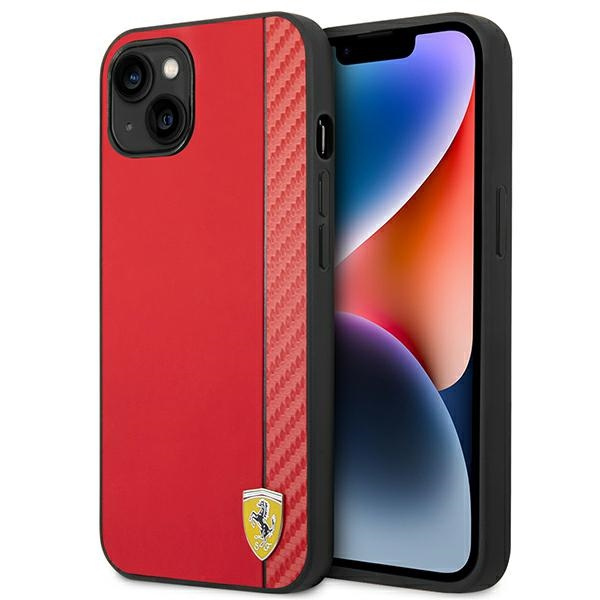 Etui Ferrari iPhone 14 Plus 6,7" czerwony/red hardcase Carbon