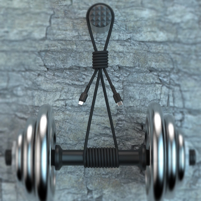 Kabel Dudao L9X 30W USB-C - Lightning 2m - czarny