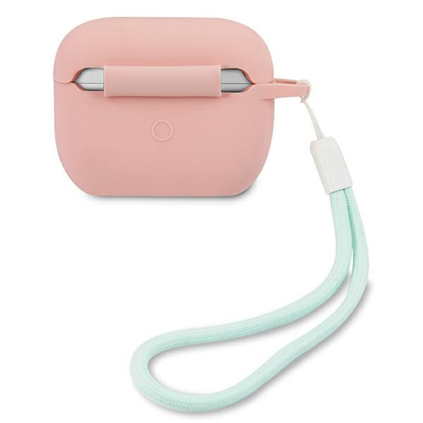 Etui GUESS Apple AirPods Pro Cover Silicone Vintage Różowy Zielony Case