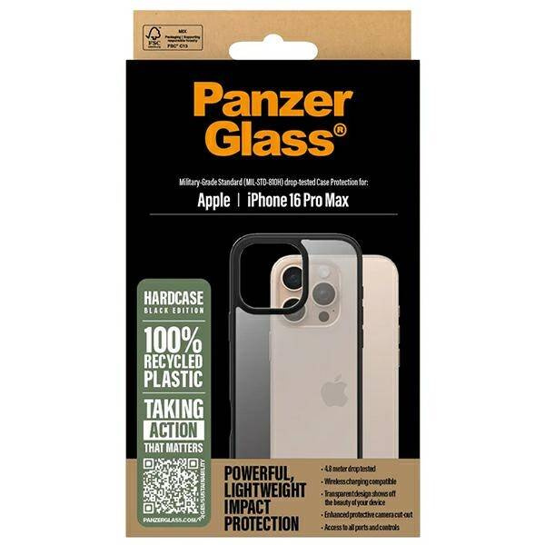 Etui PanzerGlass HardCase iPhone 16 Pro Max 6.9" czarny/black 1298