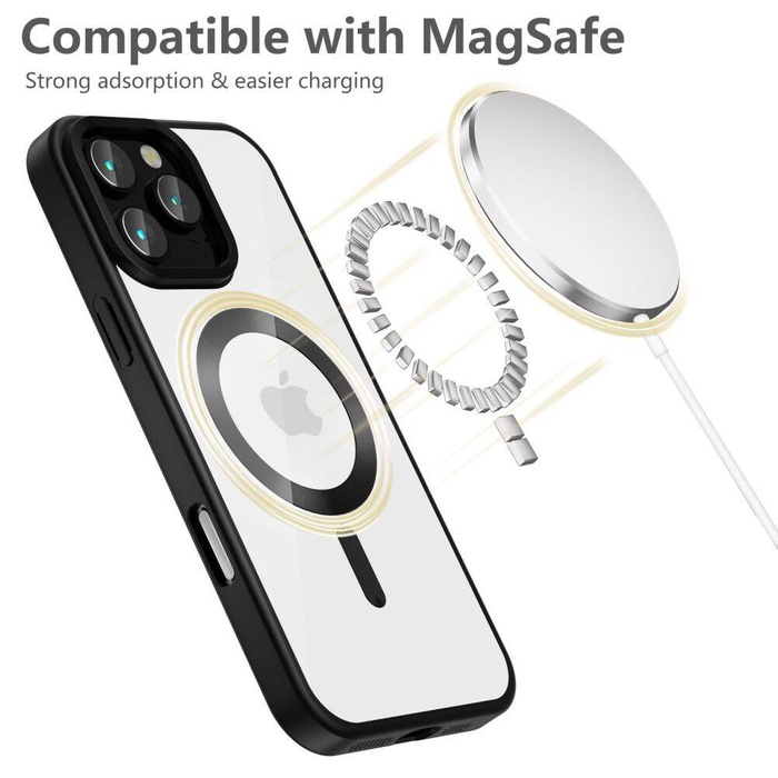 ETUI TECH-PROTECT MAGFLEX MAGSAFE IPHONE 16 PRO MAX SATIN BLACK