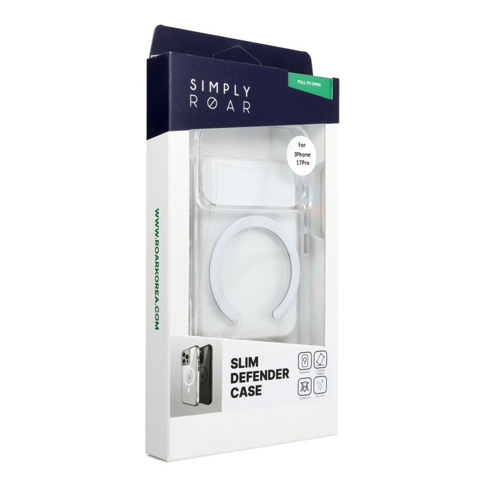 ROAR futerał SLIM DEFENDER kompatybilny z MagSafe do IPHONE 17 Pro transparentny