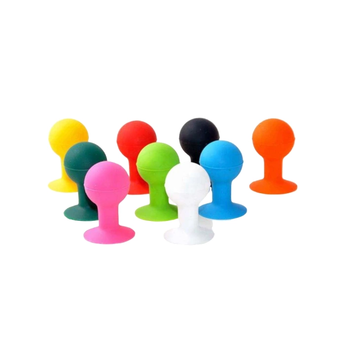 Uchwyt z okrągłą główką do telefonu - biały