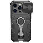 Nillkin CamShield Armor Pro Magnetic Case etui iPhone 14 Pro magnetyczny pokrowiec MagSafe z osłoną na aparat czarne