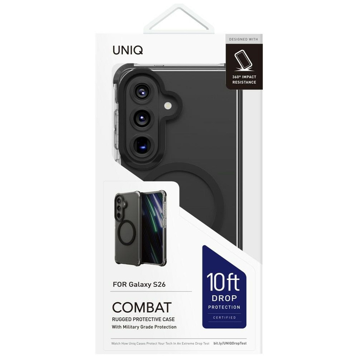 Etui UNIQ Combat do Samsung Galaxy S26   Magclick Charging czarny