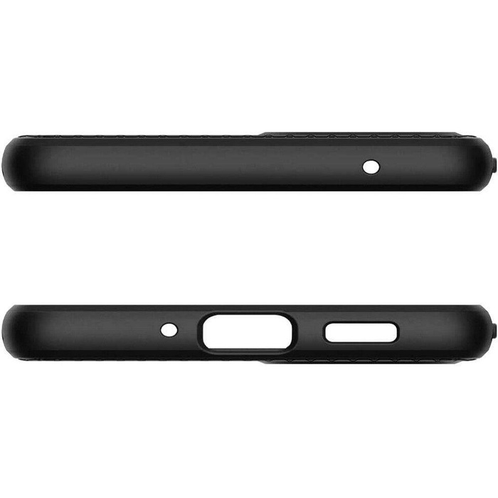 Spigen A53 5G Liquid Air ETUI Matte Black + Szkło 3MK Flexible Glass Lite