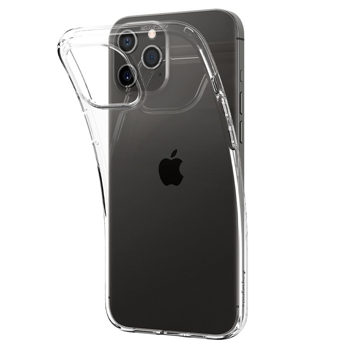 Etui SPIGEN Liquid Crystal iPhone 12 12 Pro Crystal Clear Przeźroczyste Case