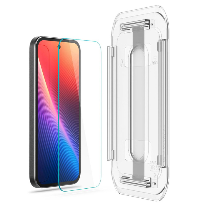 SZKŁO HARTOWANE SPIGEN GOOGLE PIXEL 9A GLAS.TR ”EZ FIT” 2-PACK CLEAR