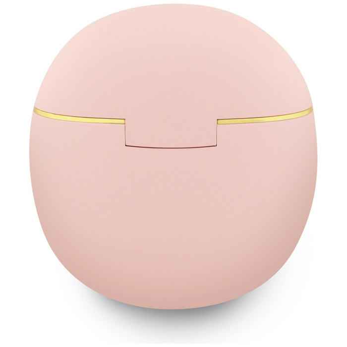 Słuchawki TWS Guess Gold Line Triangle   różowy