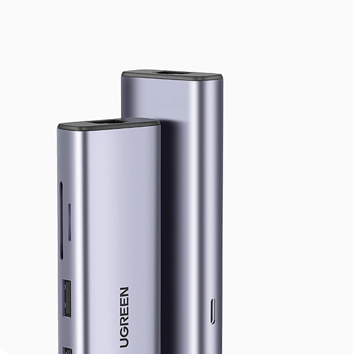 Adapter Hub UGREEN, USB-C do 2x USB 3.0, HDMI, RJ45, SD/TF 90568