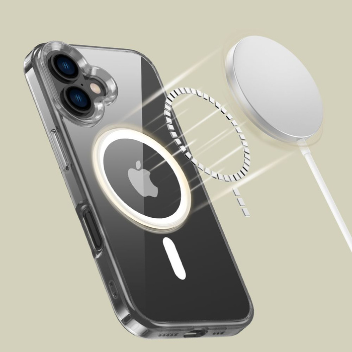 Etui TECH-PROTECT FLEXAIR HYBRID MAGSAFE IPHONE 16 CLEAR