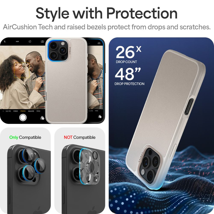 ETUI SPIGEN CYRILL KAJUK MAG MAGSAFE IPHONE 16 PRO CREAM