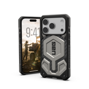 UAG Monarch Pro - etui do iPhone 17 Pro kompatybilne z MagSafe (titanium)