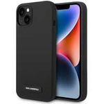 Etui KARL LAGERFELD Apple iPhone 14 Plus Silicone Plaque Magsafe Czarny Hardcase