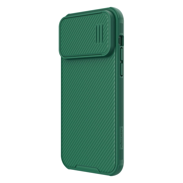 Etui Nillkin CamShield S Case etui iPhone 14 Pro Max pancerny pokrowiec osłona na aparat zielone