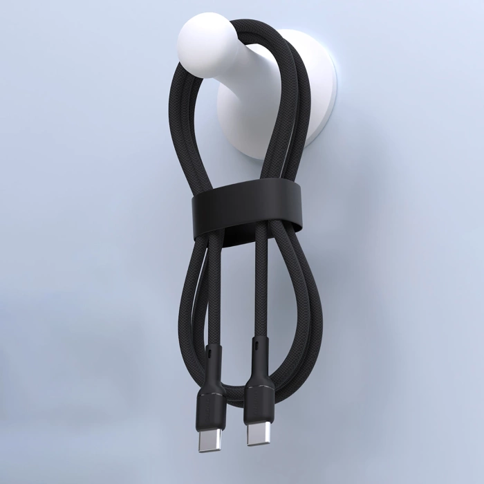 Kabel Dudao L9C 65W USB-C - USB-C 1m - czarny