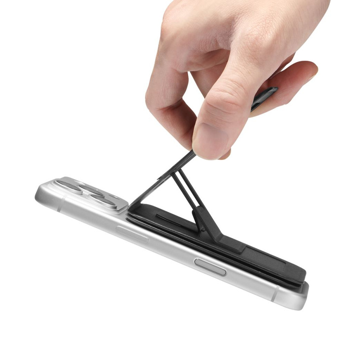 PORTFEL MAGSAFE SPIGEN S314-3 SLIM FOLD UNIWERSALNY CARD HOLDER CZARNY