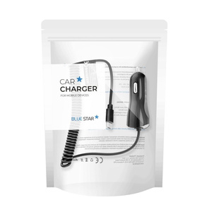 Ładowarka samochodowa Blue Star 2A z kablem Micro USB czarna