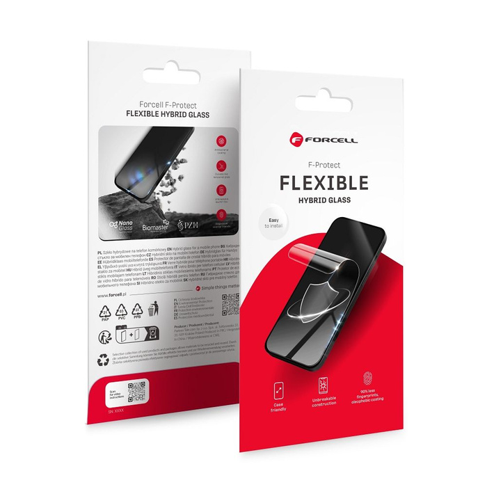 Szkło hybrydowe do iPhone 15 PLUS Forcell Flexible Nano Glass