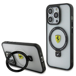 Etui Ferrari FEHMP15LUSCAH iPhone 15 Pro 6.1" transparent hardcase Ring Stand 2023 Collection MagSafe Case