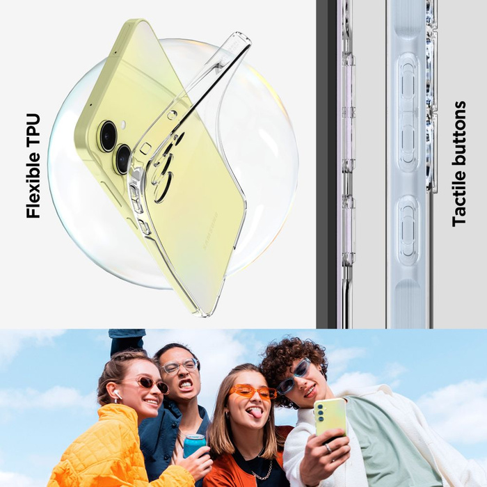 Etui Spigen Liquid Crystal Samsung Galaxy A55 5g Crystal Clear Case