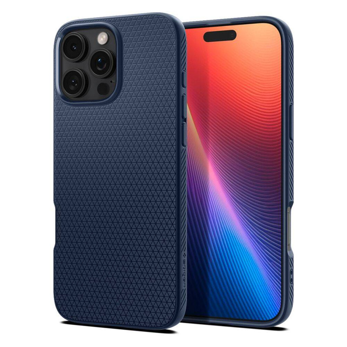 ETUI SPIGEN LIQUID AIR IPHONE 16 PRO NAVY BLUE