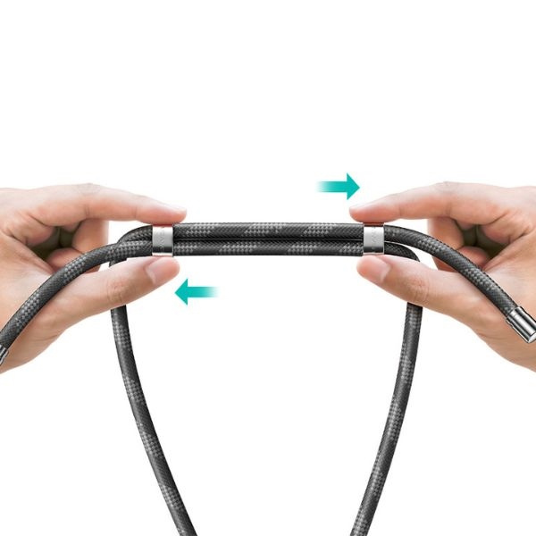 USAMS Uniwersalna smycz do telefonu 1,6m szary/grey ZB316GS01 (US-ZB316)