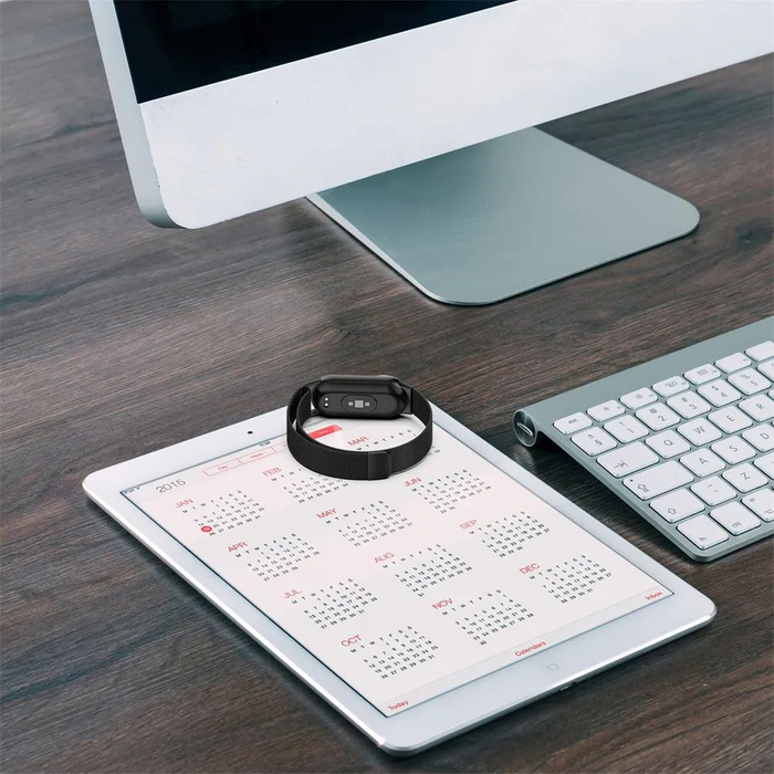 Pasek Tech-protect Milaneseband Xiaomi Smart Band 8 / 8 Nfc Rose Gold Case