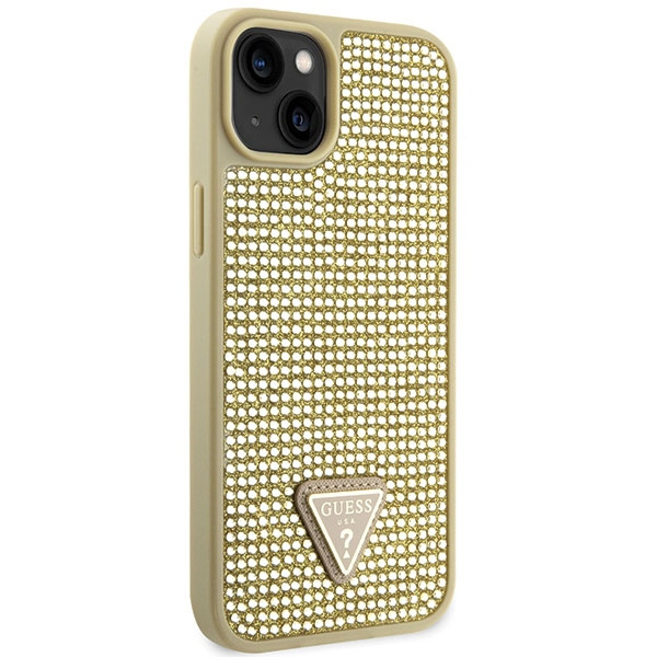 Etui Guess GUHCP14MHDGTPD iPhone 14 Plus 6.7" złoty/gold hardcase Rhinestone Triangle Case