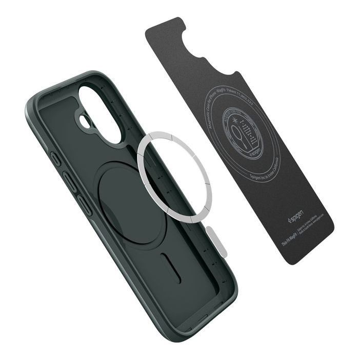 ETUI SPIGEN IPHONE 17 THIN FIT MAG MAGSAFE ABYSS GREEN
