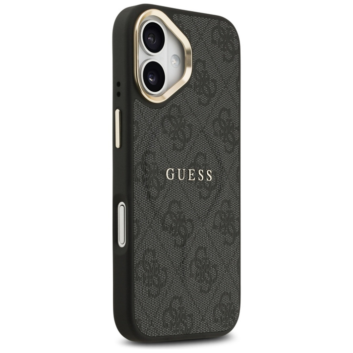 Etui Guess 4G PU Classic Logo MagSafe do iPhone 17 czarny