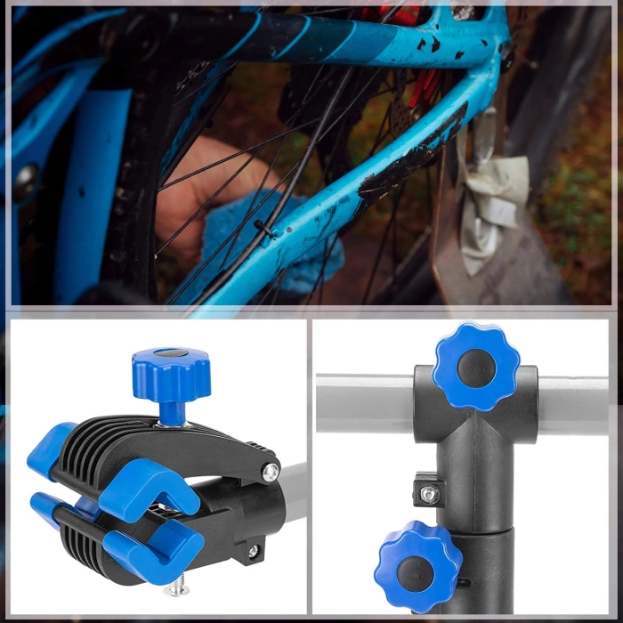 Stojak serwisowy Rockbros MP-01 do rowerów z pokrętłami nablatowy - czarny