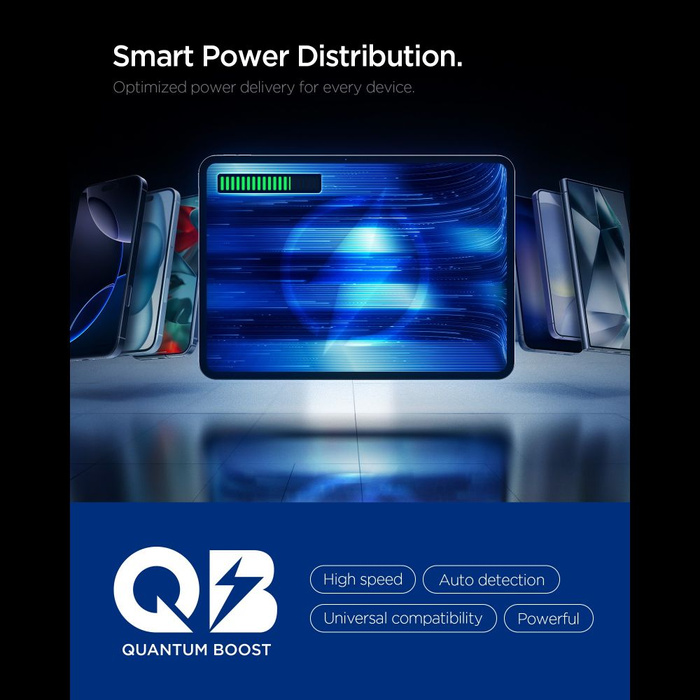 ŁADOWARKA SIECIOWA SPIGEN ESSENTIAL EE673EU 3-PORTOWA 67W BIAŁA