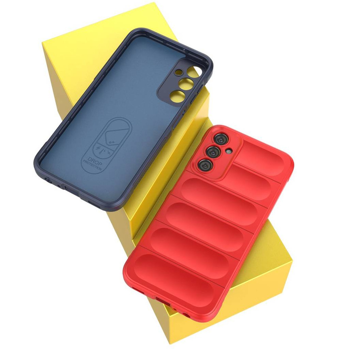 Etui Magic Shield Case etui do Samsung Galaxy A24 4G elastyczny pancerny pokrowiec czerwone Case