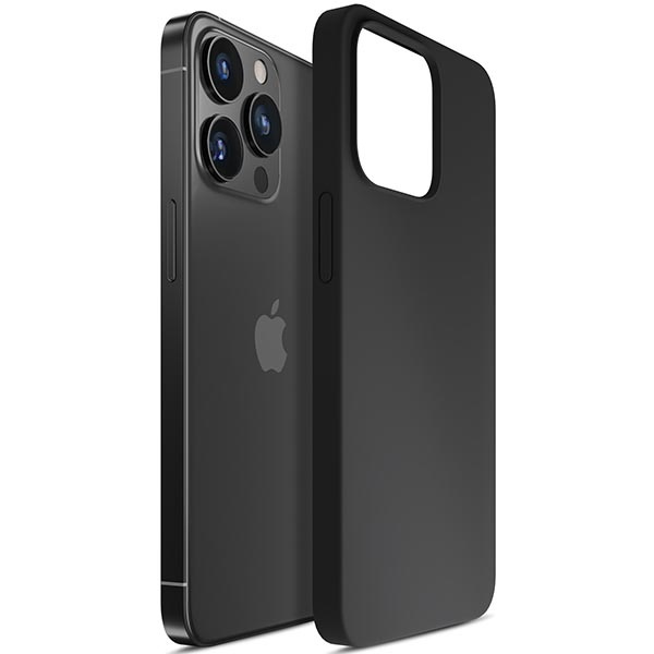 ETUI 3MK Silicone Case iPhone 13 Pro Max 6,7" czarny/black Case