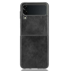 Beline Etui Leather Case Samsung Z Flip4 czarny/black