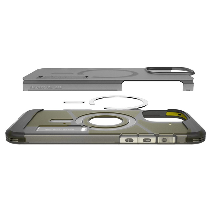 ETUI SPIGEN IPHONE 16 PRO MAX TOUGH ARMOR ”T” MAG MAGSAFE FROST BLACK