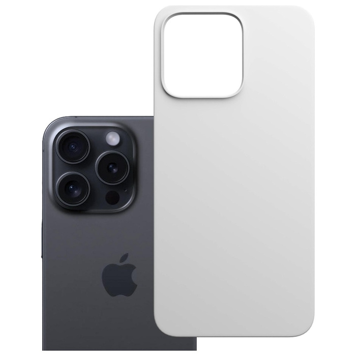 Etui 3MK Hardy MagSilicone do Apple      iPhone 16 Pro biały