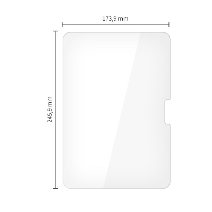 SZKŁO HARTOWANE TECH-PROTECT GLASS FIT+ 2-PACK IPAD PRO 11” 5 / 6 / 2024-2025 CLEAR