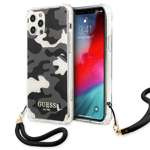 Etui GUESS Apple iPhone 12 12 Pro Camo Collection Czarny Hardcase