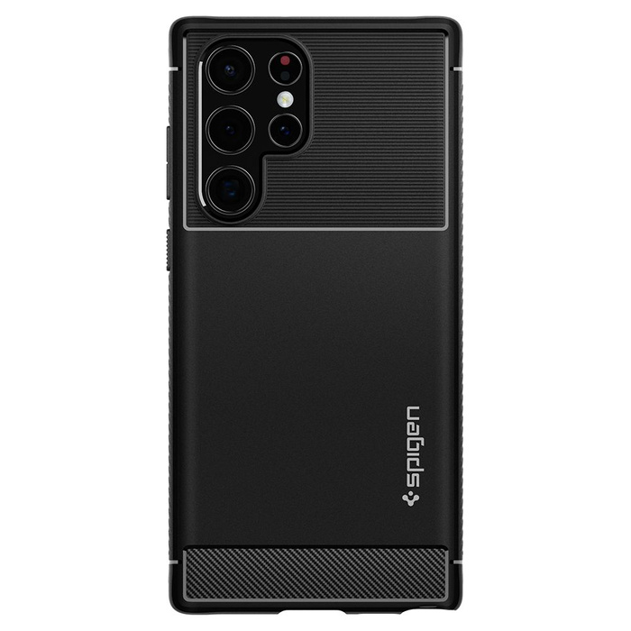 ETUI SPIGEN S22 ULTRA Rugged Armor Matte Black Case