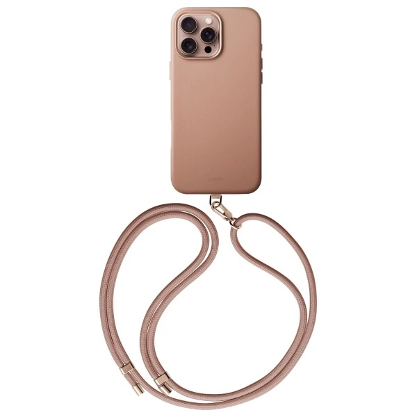 Etui UNIQ Coehl Muse iPhone 16 Pro Max 6.9" Magnetic Charging dusty nude