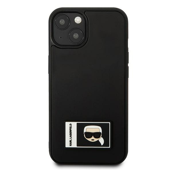 Etui KARL LAGERFELD Apple iPhone 13 Ikonik Patch Czarny Hardcase