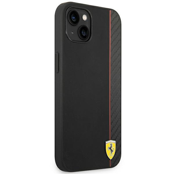 Etui Ferrari iPhone 14 Plus 6,7" czarny/black hardcase Carbon