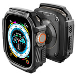 Etui Spigen Rugged Armor Apple Watch Ultra 49mm Ultra 2 Czarne